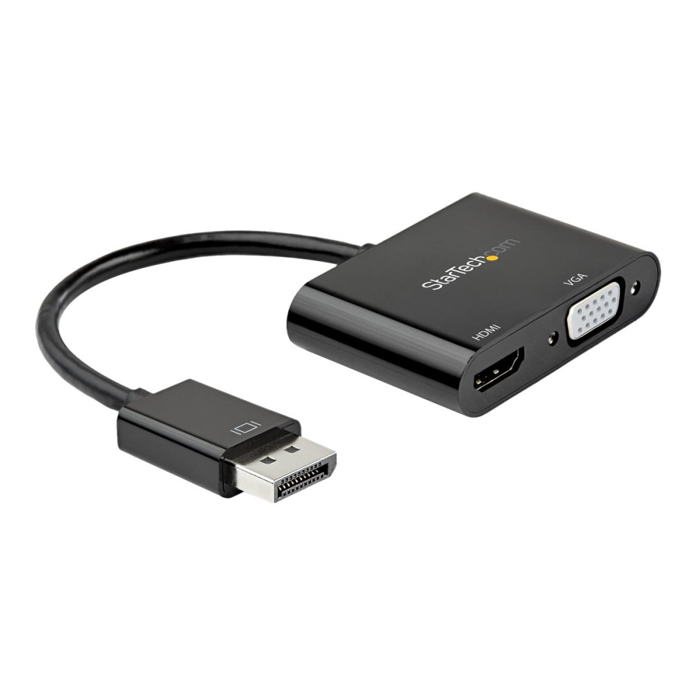 Produktbild för Startech DisplayPort till HDMI VGA-adapter - 4K 60 Hz - videokort - DisplayPort / HDMI / VGA - 23.2 cm