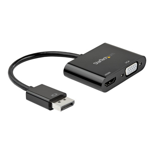 StarTech.com Startech DisplayPort till HDMI VGA-adapter - 4K 60 Hz - videokort - DisplayPort / HDMI / VGA - 23.2 cm