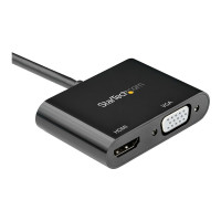 Produktbild för Startech DisplayPort till HDMI VGA-adapter - 4K 60 Hz - videokort - DisplayPort / HDMI / VGA - 23.2 cm