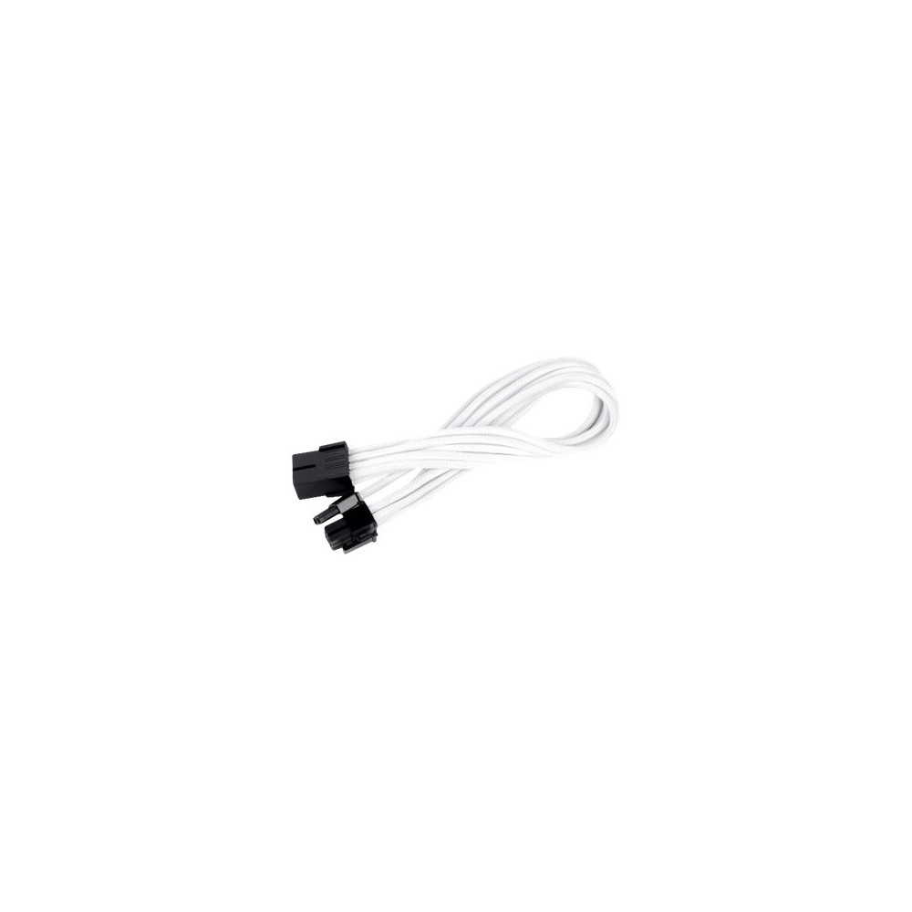 Produktbild för SilverStone PP07 - förlängningskabel för ström - 8-stifts PCIe-ström (6+2) till 8-stifts PCIe-ström - 25 cm