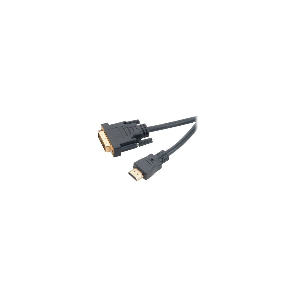 Produktbild för Akasa AK-CBHD06-20BK - adapterkabel - HDMI / DVI - 2 m