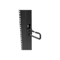 Produktbild för StarTech.com 15U 19-tums öppet serverrack - 4 stolpar justerbart djup 59-104 cm mobilt - Fristående rullande rack för nätverks-/datorutrustning - Dell PowerEdge HP ProLiant ThinkServer (4POSTRACK15U) - rack - 15U
