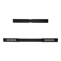 Produktbild för StarTech.com 15U 19-tums öppet serverrack - 4 stolpar justerbart djup 59-104 cm mobilt - Fristående rullande rack för nätverks-/datorutrustning - Dell PowerEdge HP ProLiant ThinkServer (4POSTRACK15U) - rack - 15U