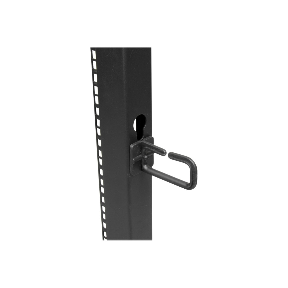 Produktbild för StarTech.com 18U 19-tums Open Frame Server-rack - 4 efter justerbar djup 23-41-tums mobil - kostnadsfritt, fristående Rack för rullande nätverk/datorutrustning - Dell PowerEdge HP ProLiant ThinkServer (4POSTRACK18U) - rack - 18U
