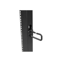 Produktbild för StarTech.com 18U 19-tums Open Frame Server-rack - 4 efter justerbar djup 23-41-tums mobil - kostnadsfritt, fristående Rack för rullande nätverk/datorutrustning - Dell PowerEdge HP ProLiant ThinkServer (4POSTRACK18U) - rack - 18U