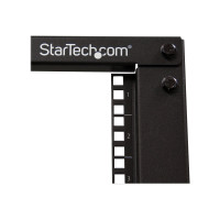 Produktbild för StarTech.com 18U 19-tums Open Frame Server-rack - 4 efter justerbar djup 23-41-tums mobil - kostnadsfritt, fristående Rack för rullande nätverk/datorutrustning - Dell PowerEdge HP ProLiant ThinkServer (4POSTRACK18U) - rack - 18U