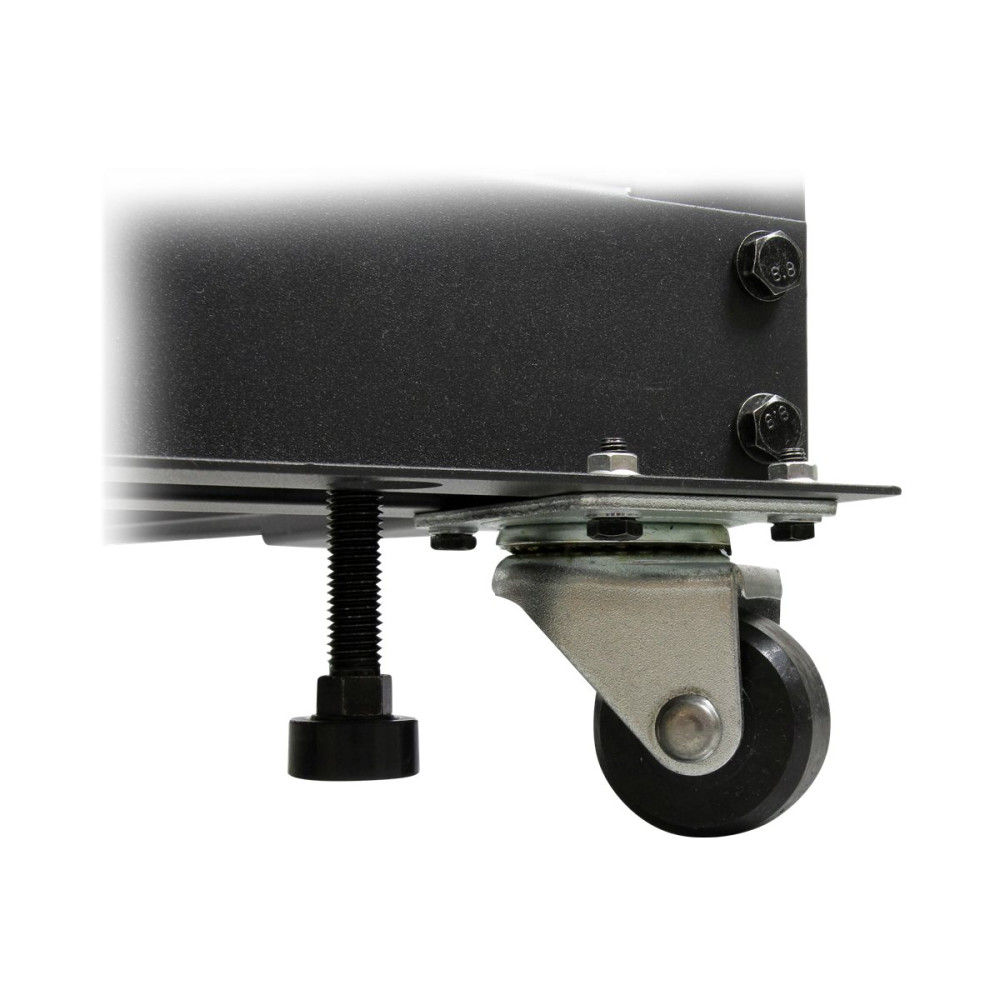 Produktbild för StarTech.com 18U 19-tums Open Frame Server-rack - 4 efter justerbar djup 23-41-tums mobil - kostnadsfritt, fristående Rack för rullande nätverk/datorutrustning - Dell PowerEdge HP ProLiant ThinkServer (4POSTRACK18U) - rack - 18U