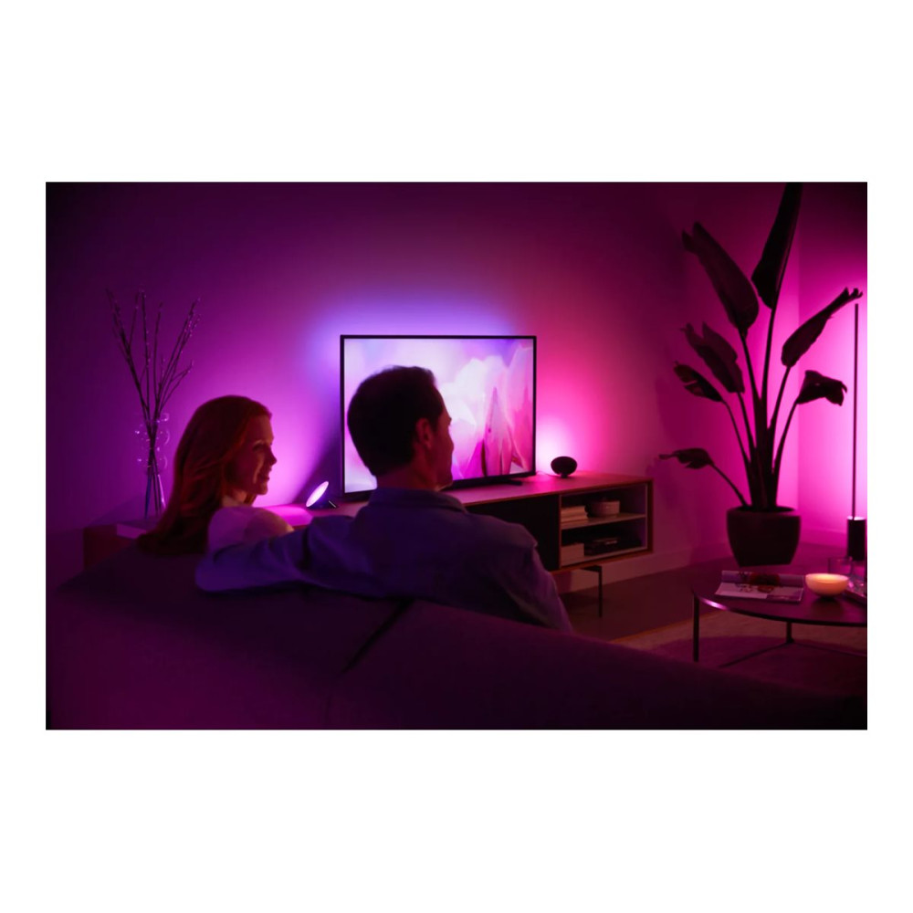 Produktbild för Philips Hue White and Color Ambiance Bloom - dekorationslampa - LED - 7.1 W - 16 miljoner färger - 2000-6500 K - svart