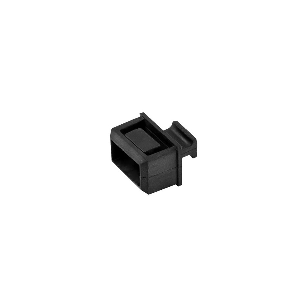 Produktbild för StarTech.com 10 Pack SFP Dust Cover for Open SFP/SFP+ Slot, SFP Plug, Fiber Optic Dust Caps, SFP Port Anti-Dust Cover, Network Switch Port Protector, Durable TPE Material with Pull Tab - SFP Port Dust Covers (SFPCAP10) - dammskydd