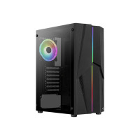 Produktbild för AeroCool Mecha ARGB - Tempered Glass Edition - mid tower - ATX