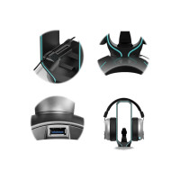 Produktbild för LC Power LC-HUB-HEAD-BUNGEE - hubb - 2 portar