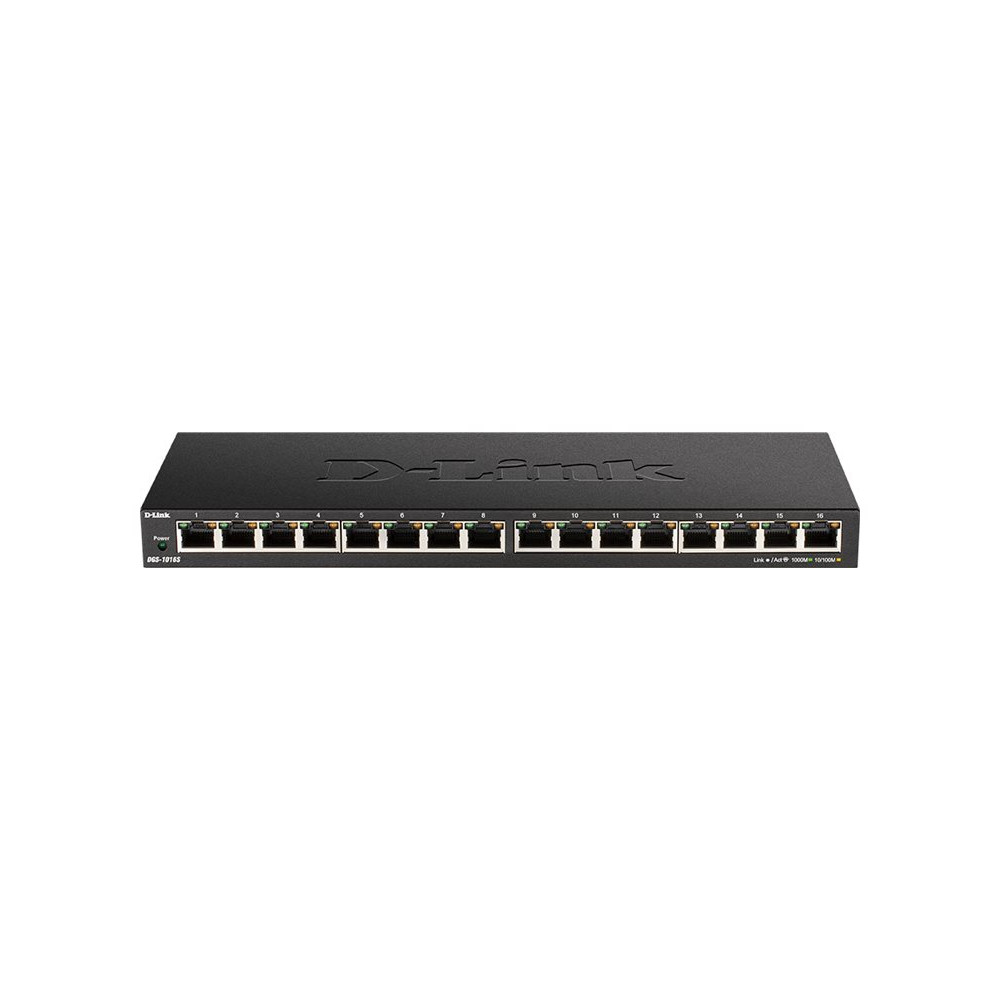 Produktbild för D-Link DGS 1016S - switch - 16 portar - ohanterad