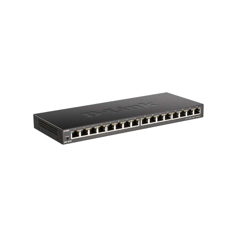 Produktbild för D-Link DGS 1016S - switch - 16 portar - ohanterad