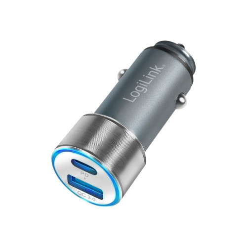 2direct LogiLink strömadapter för bil - USB, USB-C - 36 Watt