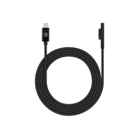Produktbild för Manhattan USB-C to Surface Connect Cable, 1.8m, Male to Male. 15V/3A, Black, Lifetime Warranty, Polybag - USB typ C-kabel - USB-C till Surface Connect - 1.8 m