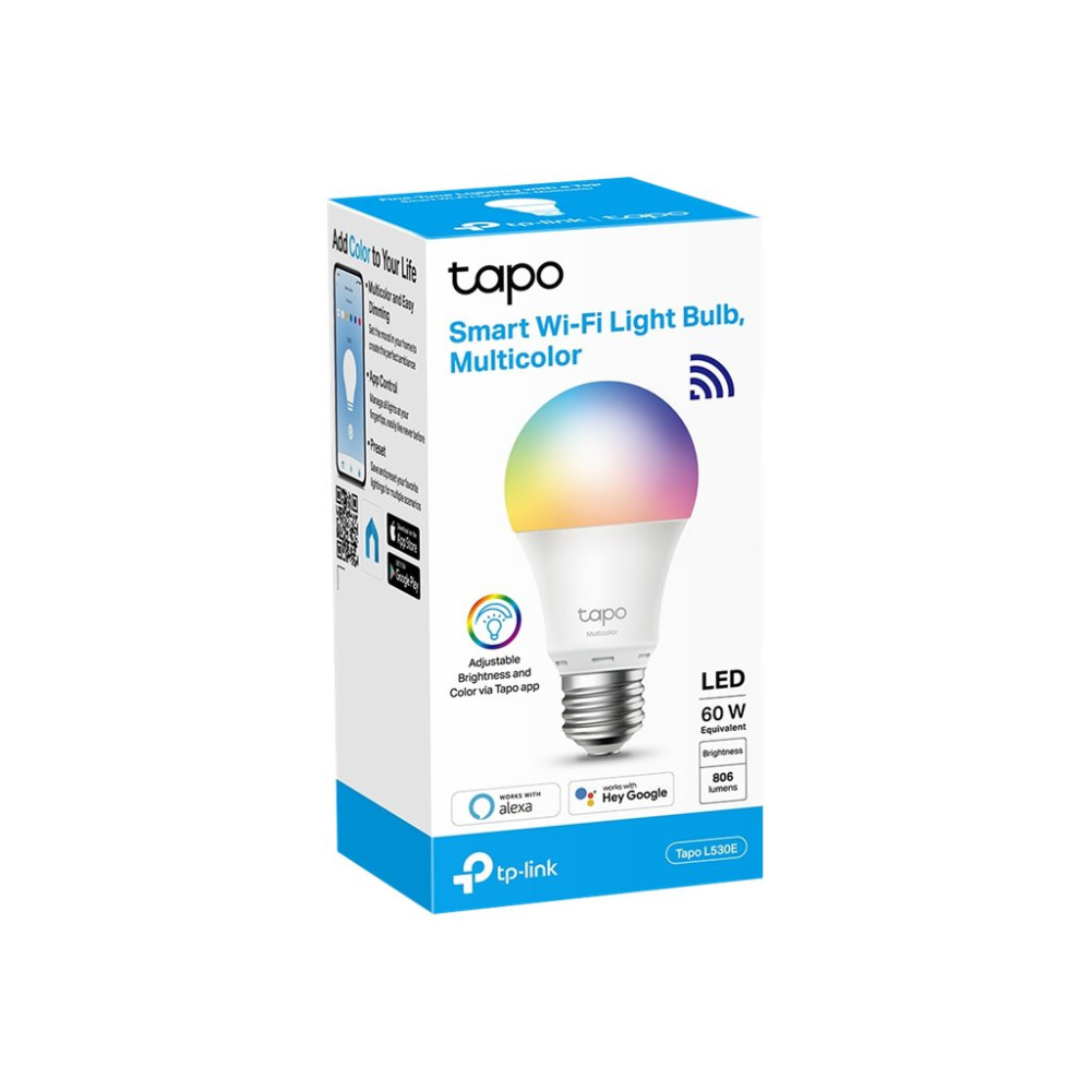 Produktbild för Tapo L530E - LED-glödlampa - E27 - 8.7 W - 2500-6500 K