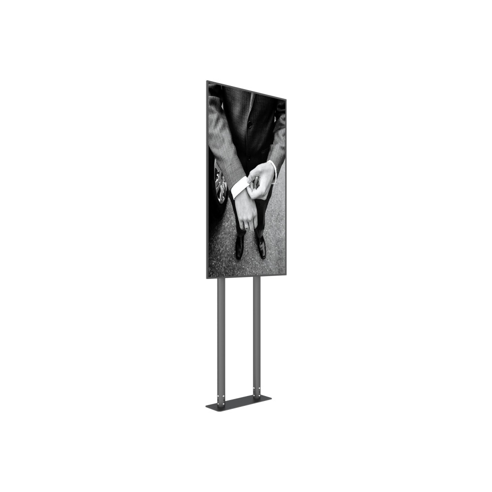 Produktbild för Multibrackets M Pro Dual Pole Floormount ställ - för LCD-display - svart