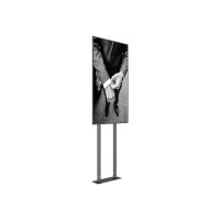 Produktbild för Multibrackets M Pro Dual Pole Floormount ställ - för LCD-display - svart