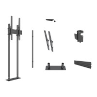 Produktbild för Multibrackets M Pro Dual Pole Floormount ställ - för LCD-display - svart