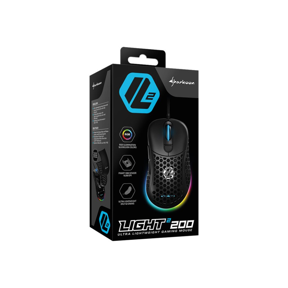Produktbild för Sharkoon Light² 200 - mus - USB