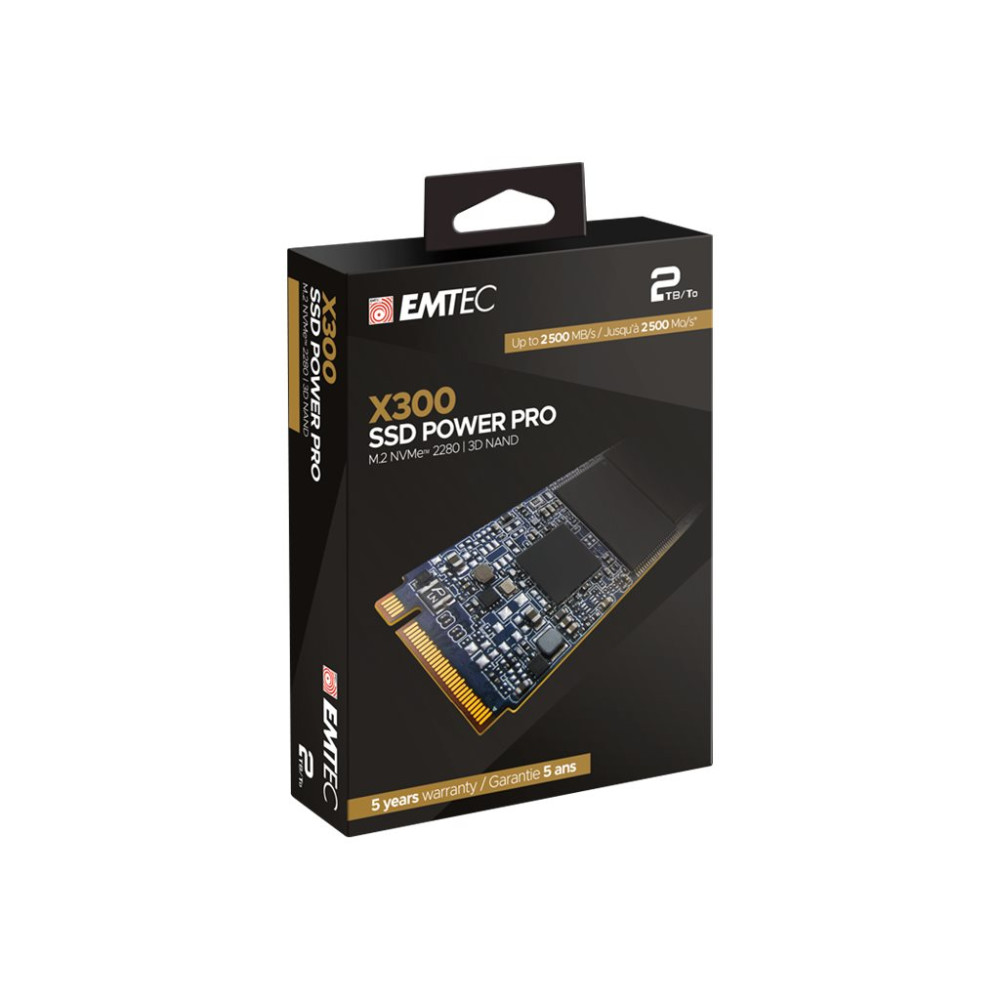 Produktbild för EMTEC Power Pro X300 - SSD - 2 TB - PCIe 3.0 x4 (NVMe)