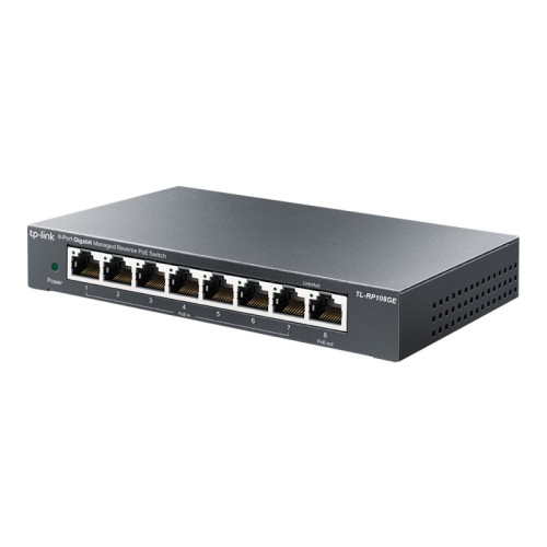TP-LINK Technologies TP-Link TL-RP108GE - switch - 8 portar - Administrerad