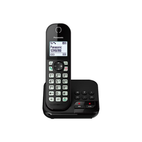 Panasonic Panasonic KX-TGC462GB - trådlös telefon - svarssysten med nummerpresentation + 1 extra handuppsättning