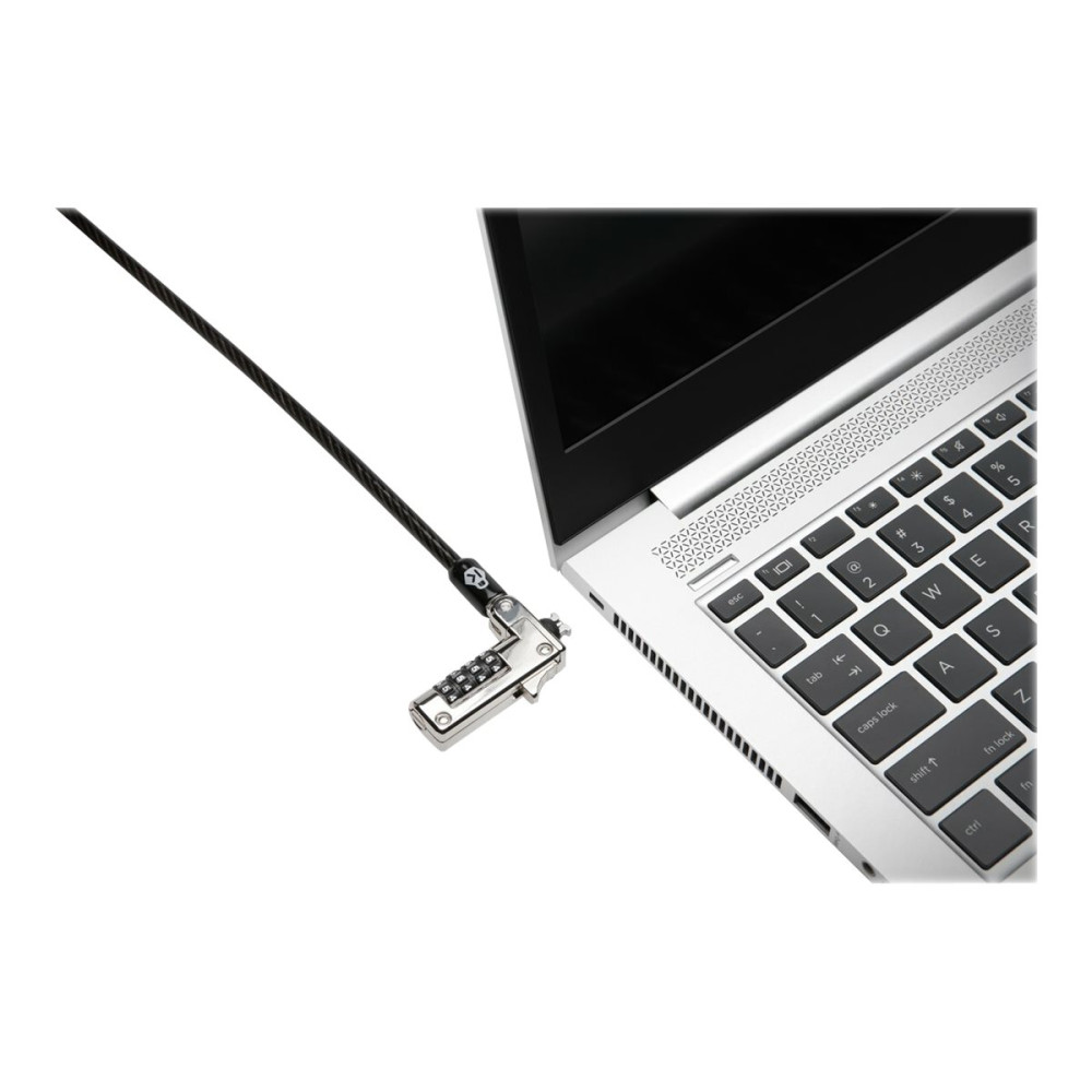 Produktbild för Kensington Slim NanoSaver Combination Laptop Lock - lås för säkerhetskabel