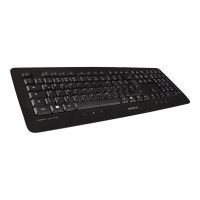 Produktbild för CHERRY DW 5100 - sats med tangentbord och mus - belgisk - svart Inmatningsenhet