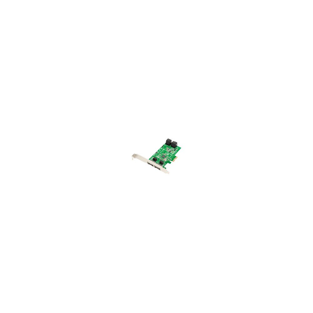 Produktbild för Dawicontrol DC 624e RAID - kontrollerkort (RAID) - SATA 6Gb/s - PCIe 2.0 x2
