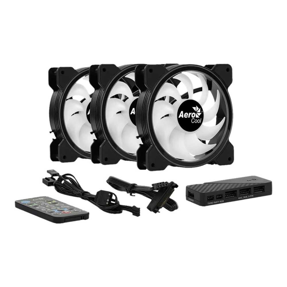 Produktbild för AeroCool Saturn 12F ARGB Pro - fläktsats för systemskåp