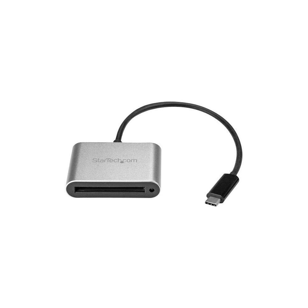 Produktbild för StarTech.com CFast Card Reader - USB C - Memory Card Reader - Card to USB-C - Portable CFast 2.0 Reader / Writer (CFASTRWU3C) - kortläsare - USB-C 3.0