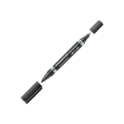 STAEDTLER STAEDTLER Lumocolor duo - märkpenna med dubbel spets - svart