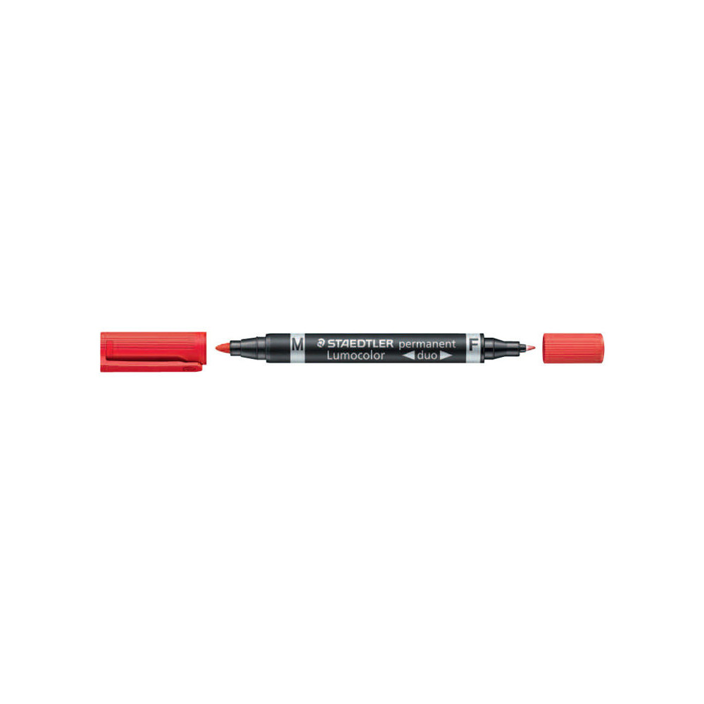 Produktbild för STAEDTLER Lumocolor duo - märkpenna med dubbel spets - svart