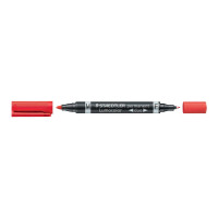Produktbild för STAEDTLER Lumocolor duo - märkpenna med dubbel spets - svart