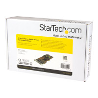Produktbild för StarTech.com Gigabit Power over Ethernet PCIe-nätverkskort med 4 portar - PSE/PoE PCI Express-nätverkskort - nätverksadapter - PCIe x4 - Gigabit Ethernet x 4