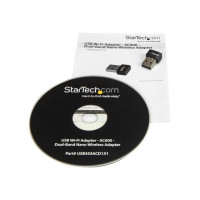 Produktbild för Startech USB Wi-Fi-adapter - AC600 - dual-band trådlös nano-adapter - nätverksadapter - USB 2.0
