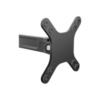 Produktbild för StarTech.com Monitor Wall Mount - Single Swivel - Supports Monitors 13" to 34" - VESA Monitor Wall Mount Bracket - Black (ARMWALLS) justerbar arm - för skärm/plattskärm - svart