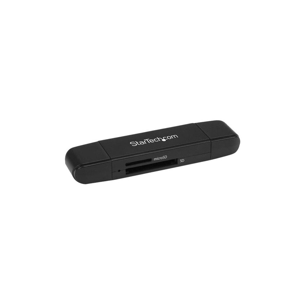 Produktbild för StarTech.com USB 3.0-minneskortläsare/skrivare för SD- och microSD-kort - USB-C och USB-A - kortläsare - USB 3.0/USB-C