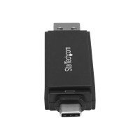 Produktbild för StarTech.com USB 3.0-minneskortläsare/skrivare för SD- och microSD-kort - USB-C och USB-A - kortläsare - USB 3.0/USB-C