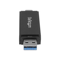 Produktbild för StarTech.com USB 3.0-minneskortläsare/skrivare för SD- och microSD-kort - USB-C och USB-A - kortläsare - USB 3.0/USB-C