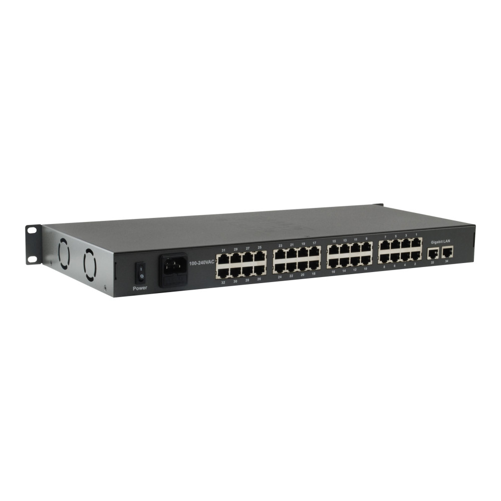 Produktbild för LevelOne FGP-3400W250 - switch - 34 portar - rackmonterbar