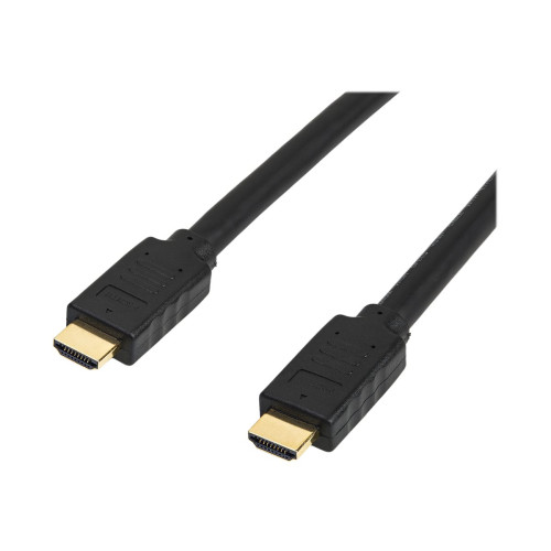 StarTech.com StarTech.com 15 m HDMI 2.0-kabel - 4K 60 Hz aktiv HDMI-kabel - CL2-klassad för vägginstallation - UHD-HDMI-kabel med hög hastighet och lång hållbarhet - HDR, 18 Gbps - Hane-till-hane-sladd - Svart - HDMI-kabel - 15 m