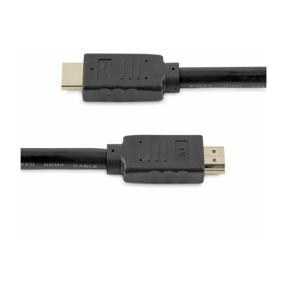 Produktbild för StarTech.com 15 m HDMI 2.0-kabel - 4K 60 Hz aktiv HDMI-kabel - CL2-klassad för vägginstallation - UHD-HDMI-kabel med hög hastighet och lång hållbarhet - HDR, 18 Gbps - Hane-till-hane-sladd - Svart - HDMI-kabel - 15 m