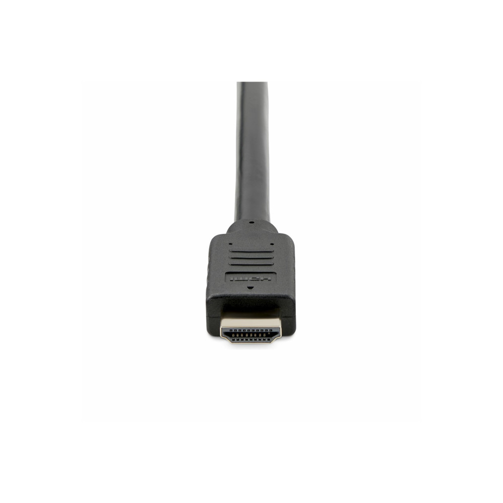 Produktbild för StarTech.com 15 m HDMI 2.0-kabel - 4K 60 Hz aktiv HDMI-kabel - CL2-klassad för vägginstallation - UHD-HDMI-kabel med hög hastighet och lång hållbarhet - HDR, 18 Gbps - Hane-till-hane-sladd - Svart - HDMI-kabel - 15 m