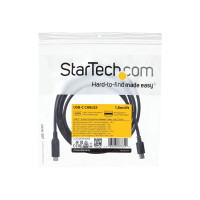 Produktbild för StarTech 1,8 m USB-C till Mini DisplayPort-kabel - 4K 60Hz - Svart - videoadapterkabel - USB-C till Mini DisplayPort - 1.8 m