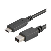 Produktbild för StarTech 1,8 m USB-C till Mini DisplayPort-kabel - 4K 60Hz - Svart - videoadapterkabel - USB-C till Mini DisplayPort - 1.8 m