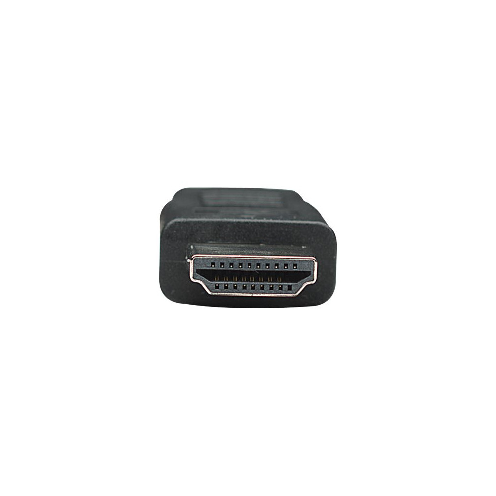 Produktbild för Manhattan HDMI to DVI-D 24+1 Cable, 1m, Male to Male, Black, Dual Link, Compatible with DVD-D, Lifetime Warranty, Polybag - adapterkabel - HDMI / DVI - 1 m