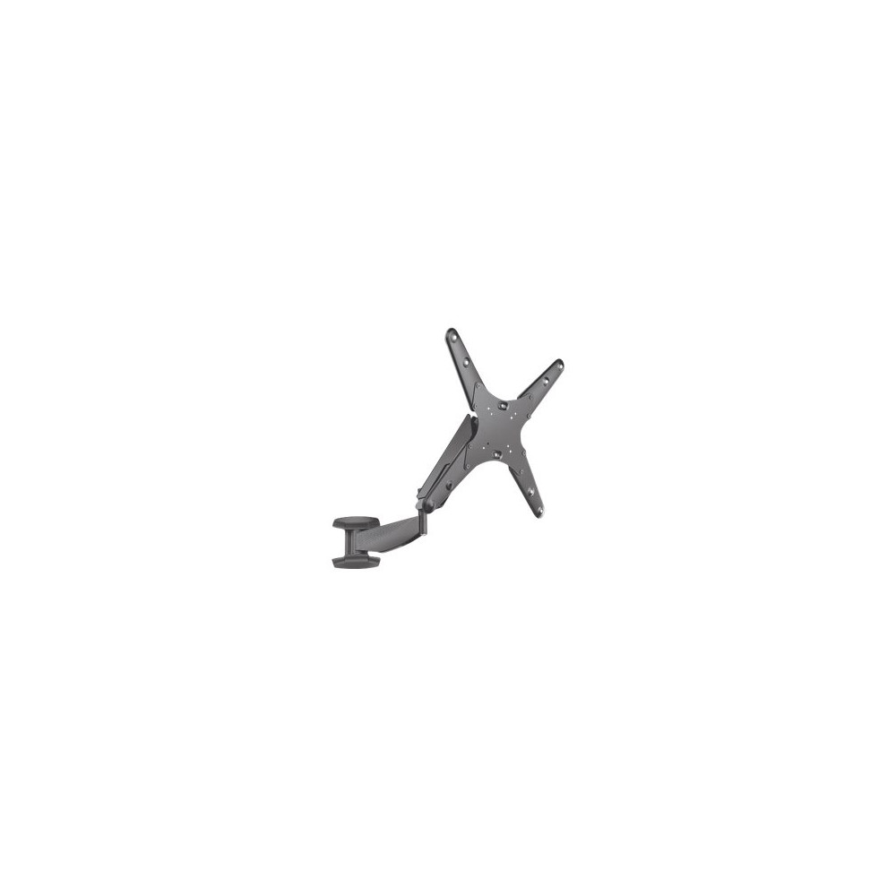 Produktbild för Manhattan TV & Monitor Mount (Clearance Pricing), Wall, Spring Arm, 1 screen, Screen Sizes: 21-55", Black, VESA 75x75 to 400x400mm, Max 30kg, LFD, Height Adjustable Swivel Arm, Lifetime Warranty konsol - för LCD-TV