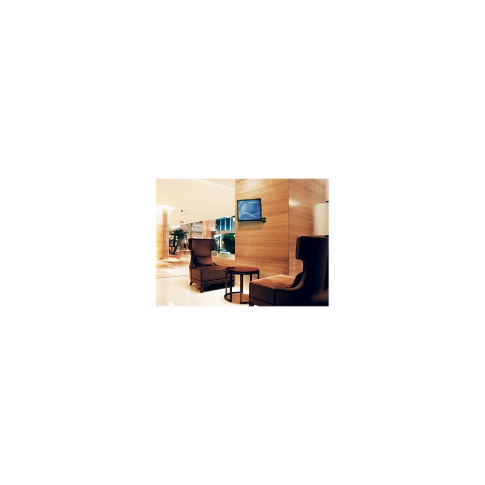 Produktbild för Manhattan TV & Monitor Mount (Clearance Pricing), Wall, Spring Arm, 1 screen, Screen Sizes: 21-55", Black, VESA 75x75 to 400x400mm, Max 30kg, LFD, Height Adjustable Swivel Arm, Lifetime Warranty konsol - för LCD-TV